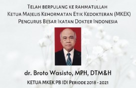 Ketua MKEK PB IDI Broto Wasisto Meninggal di RS Persahabatan