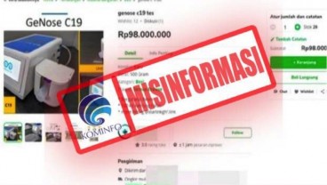 Cek Fakta : Alat Tes GeNose Dijual Online Hampir Rp100 Juta