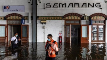 Stasiun Terendam Banjir, KAI Lakukan Ini