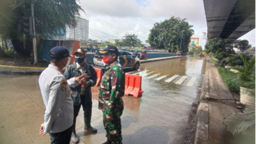 Banjir Jakarta: Sudinhub Rekayasa Lalu Lintas di Gunung Sahari