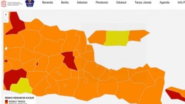 Zona Merah Covid-19 di Jatim per 7 Februari Kota Madiun dan Jombang