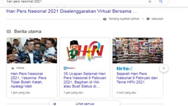 Hari Pers Nasional 2021: Kominfo Susun Regulasi Publisher Rights