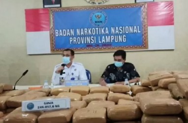 Napi Ini Kendalikan Jual-Beli Ganja 248 Kg dari Lapas Rajabasa