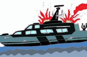 Duaarr!! Satu Kapal Meledak di Samarinda, Asap Hitam…