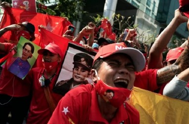 Protes Anti-Kudeta Meluas, Militer Myanmar Blokir Akses Internet 
