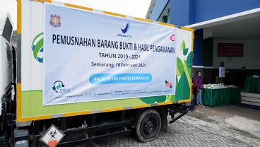 BPOM Semarang Musnahkan Produk Obat dan Kosmetik Ilegal Rp777 Juta