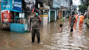 INFO BANJIR JAKARTA: Ini Titik-Titik Lokasi Genangan Air 19 Februari