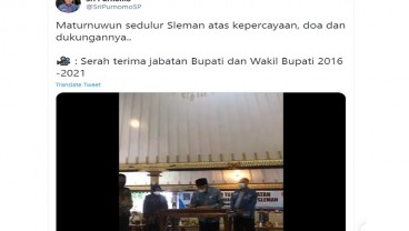 Viral! Video Bupati Sleman Sertijab ke Istri. Politik Dinasti? 