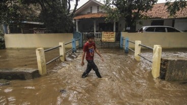 Banjir Sabtu 20 Februari, Begini Pantauan di Depok