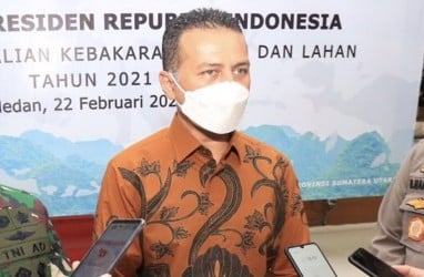 Enam Kebakaran Hutan dan Lahan Seluas 11 Hektare Terjadi di Sumut