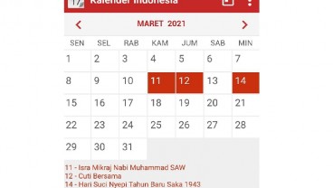 Terbaru! Daftar Lengkap Libur Nasional dan Cuti Bersama 2021