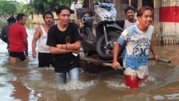 Tips Memperlakukan Motor Saat Banjir