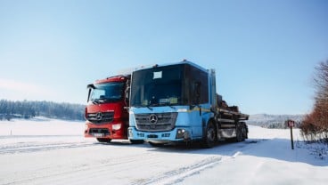 Mercedes-Benz eActros dan eEconic Jalani Uji Salju