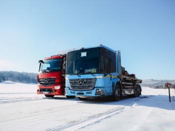 Mercedes-Benz eActros dan eEconic Jalani Uji Salju
