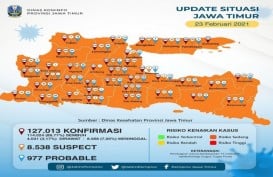 Jatim Sudah Bebas Zona Merah? Data Dinkes dan Jatim Tanggap Covid-19 Beda