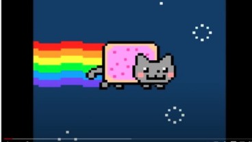 Ajaib! Gambar Animasi Kucing, Nyan Cat Dilelang Rp8,21 Miliar