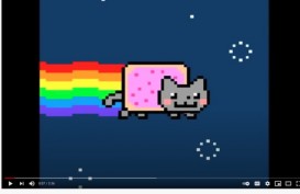 Ajaib! Gambar Animasi Kucing, Nyan Cat Dilelang Rp8,21 Miliar