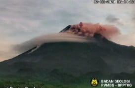 Pagi Ini, Gunung Merapi Luncurkan Dua Kali Awan Panas Guguran