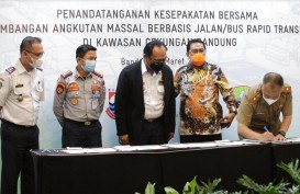 Pemkab Bandung Bersama 3 Daerah di Bandung Raya Teken MoU Pengembangan BRT