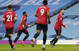 Hasil Lengkap Liga Inggris, United Hentikan 21 Kemenangan Beruntun City