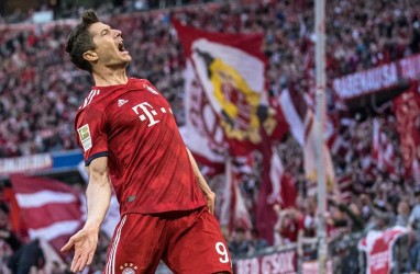 Robert Lewandowski Samai Rekor Gol Klaus Fischer di Bundesliga