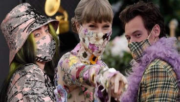 Deretan Musisi dengan Masker Eksentrik di Grammy Awards 2021