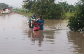 Banjir Luapan Sungai Lamong Genangi 750 Rumah di Gresik
