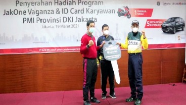 Bank DKI Serahkan Lima Mobil dan Satu Motor Ke PMI Jakarta