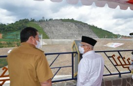 Cek Bendungan Way Sekampung di Lampung, Wapres: Selesai Juli 2021