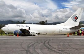 Detik-Detik Pesawat Trigana Air Tergelincir di Bandara Halim