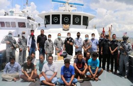 Kena! 2 Kapal Malaysia Tertangkap Mencuri Ikan di Pulau Jemur Rokan Hilir Riau