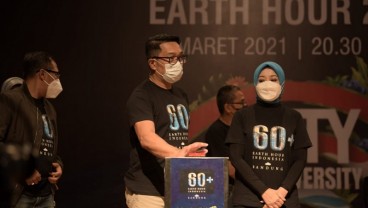 Ridwan Kamil: Earth Hour Simbol Bijak Menggunakan Energi