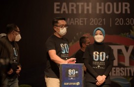 Ridwan Kamil: Earth Hour Simbol Bijak Menggunakan Energi