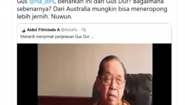 Wawancara Gus Dur Soal Bom Kembali Viral di Twitter, Apa Isinya?