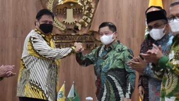 Suharso dan Airlangga Bertemu di Kantor DPP Golkar, Bahas Koalisi?