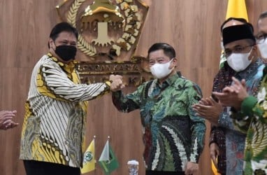 Suharso dan Airlangga Bertemu di Kantor DPP Golkar, Bahas Koalisi?