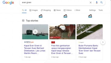 Cara Unik Google Rayakan Keberhasilan Evakuasi Kapal Kargo Raksasa di Terusan Suez