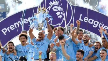 Manchester City Lumat Leicester 2-0, Dekati Gelar Juara Liga Inggris