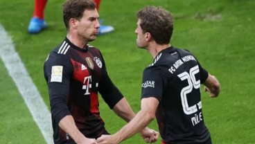 Hasil Lengkap Bundesliga : Tanpa Lewandowski, Munchen Gasak Leipzig