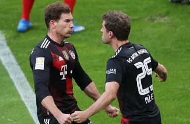 Hasil Lengkap Bundesliga : Tanpa Lewandowski, Munchen Gasak Leipzig