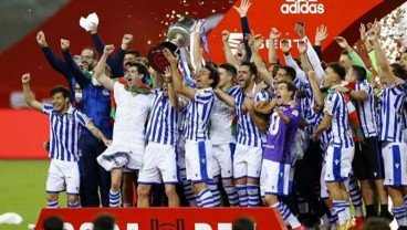 Gol Penalti Bawa Real Sociedad Juara Copa del Rey, Taklukkan Bilbao