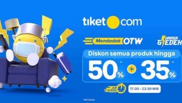 Banyak Bonus Dadakan! Tiket.com Gelar Mendadak OTW