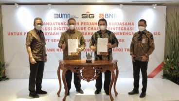 BNI dan Semen Indonesia Kembangkan Digital Value Chain Terintegrasi untuk UKM Mitra