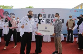 Dukung Program Makassar Recover, Pertamina Berikan Bantuan Ribuan Masker untuk Relawan 