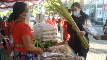 Jelang Galungan, Gianyar Gelar Pasar Tani 