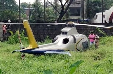 Bos Jaringan Pasar Swalayan Lulu Alami Kecelakaan Helikopter