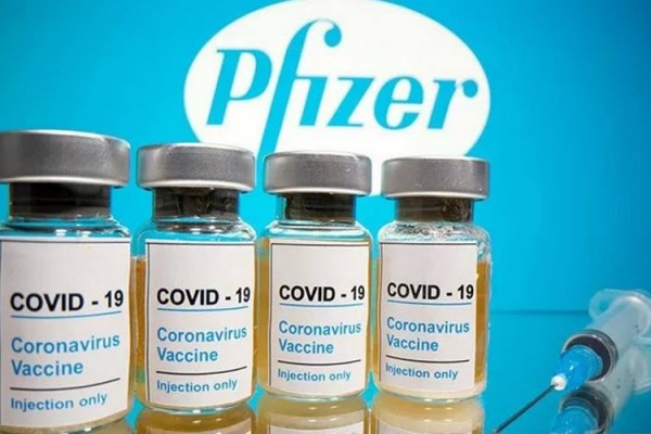 Vaksin Covid-19 buatan Pfizer./Antara-Reuters