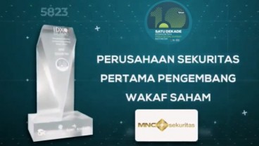 MNC Sekuritas Raih Penghargaan Sebagai Pengembang Wakaf Saham Pertama