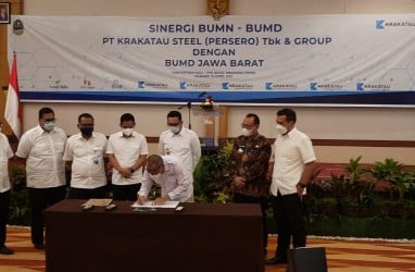 Ridwan Kamil Bawa 3 BUMD Jajaki Kerja Sama dengan Krakatau Steel