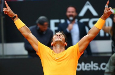 Nadal & Juara Bertahan Fognini Lolos ke 8 Besar Tenis Monte Carlo